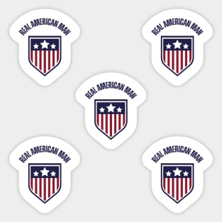 Real American Man Pack Sticker